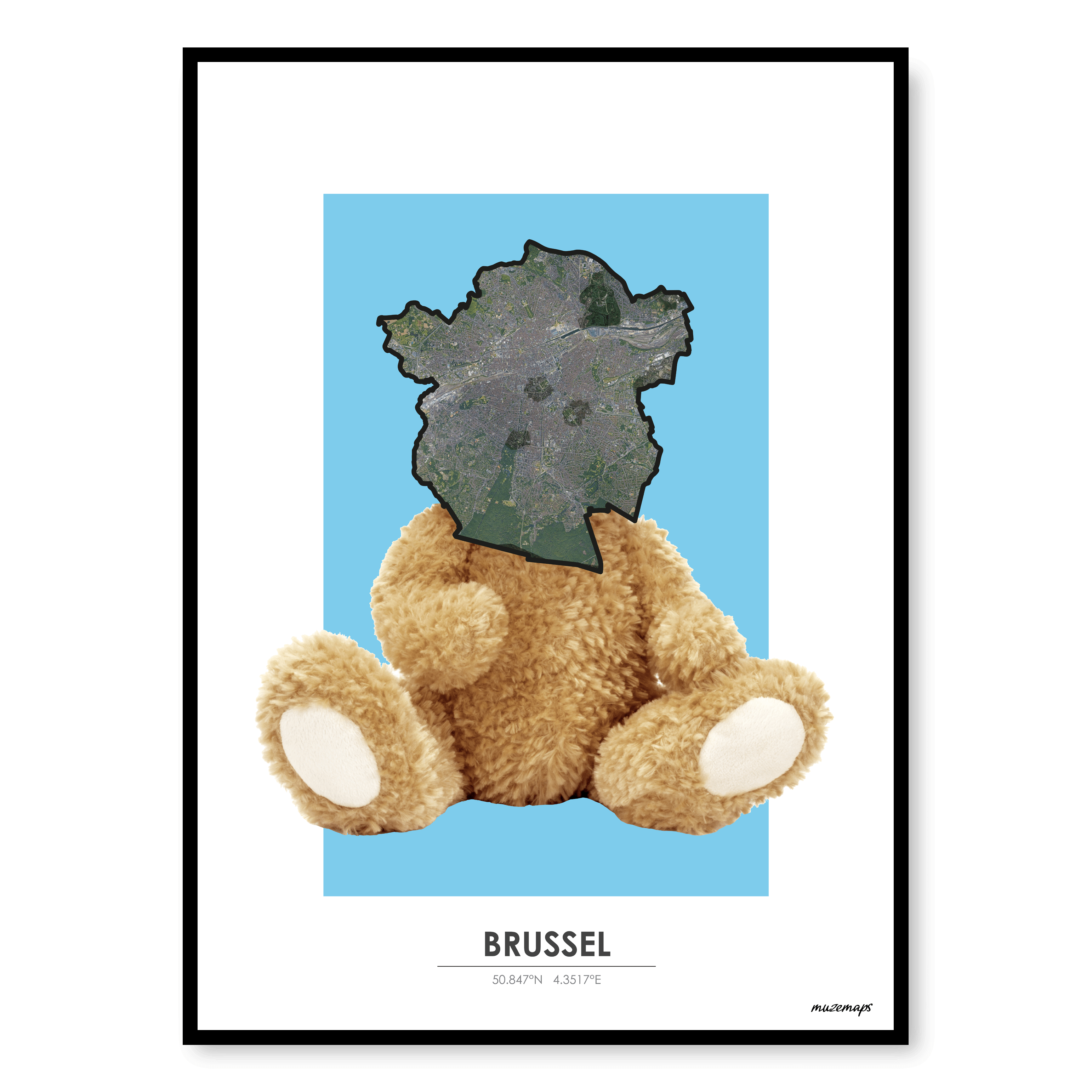 MuzeMap | Poster Brussel MuzeMap | Poster Brussel