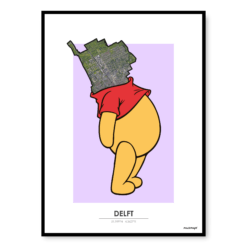 Het perfecte housewarming cadeau MuzeMap | Poster Delft