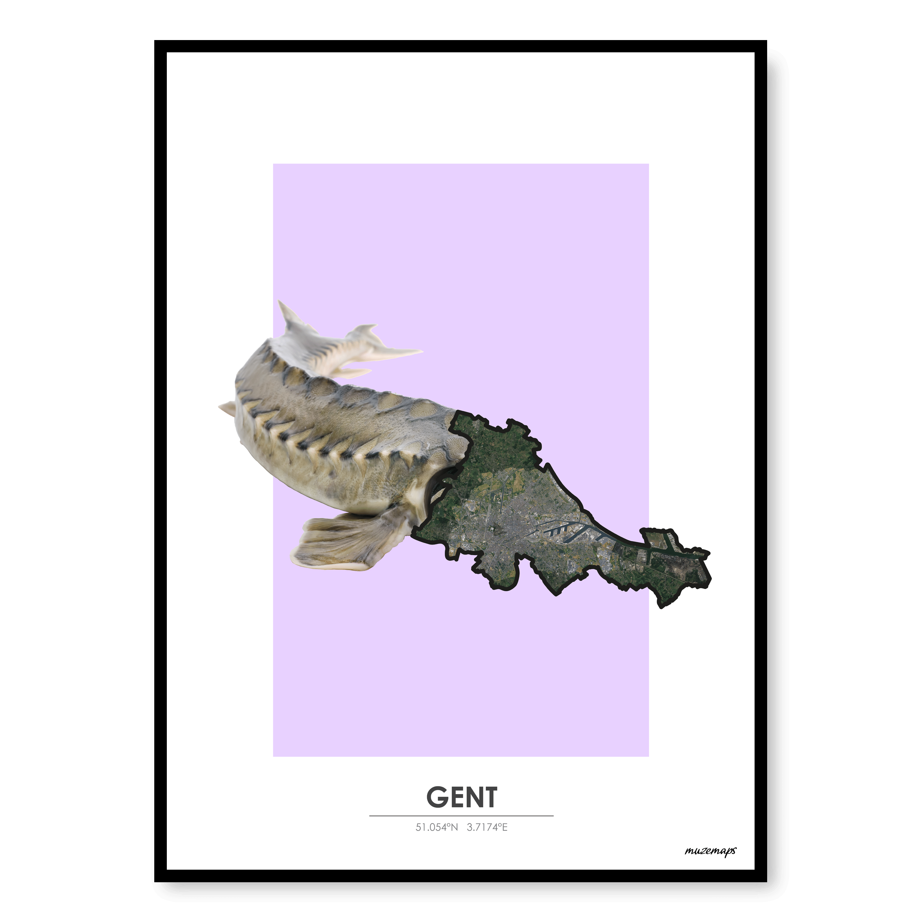 MuzeMap | Poster Gent MuzeMap | Poster Gent