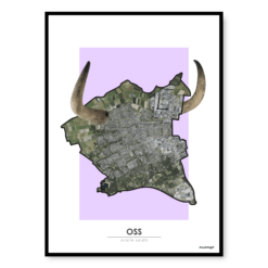 Het perfecte housewarming cadeau MuzeMap | Poster Oss