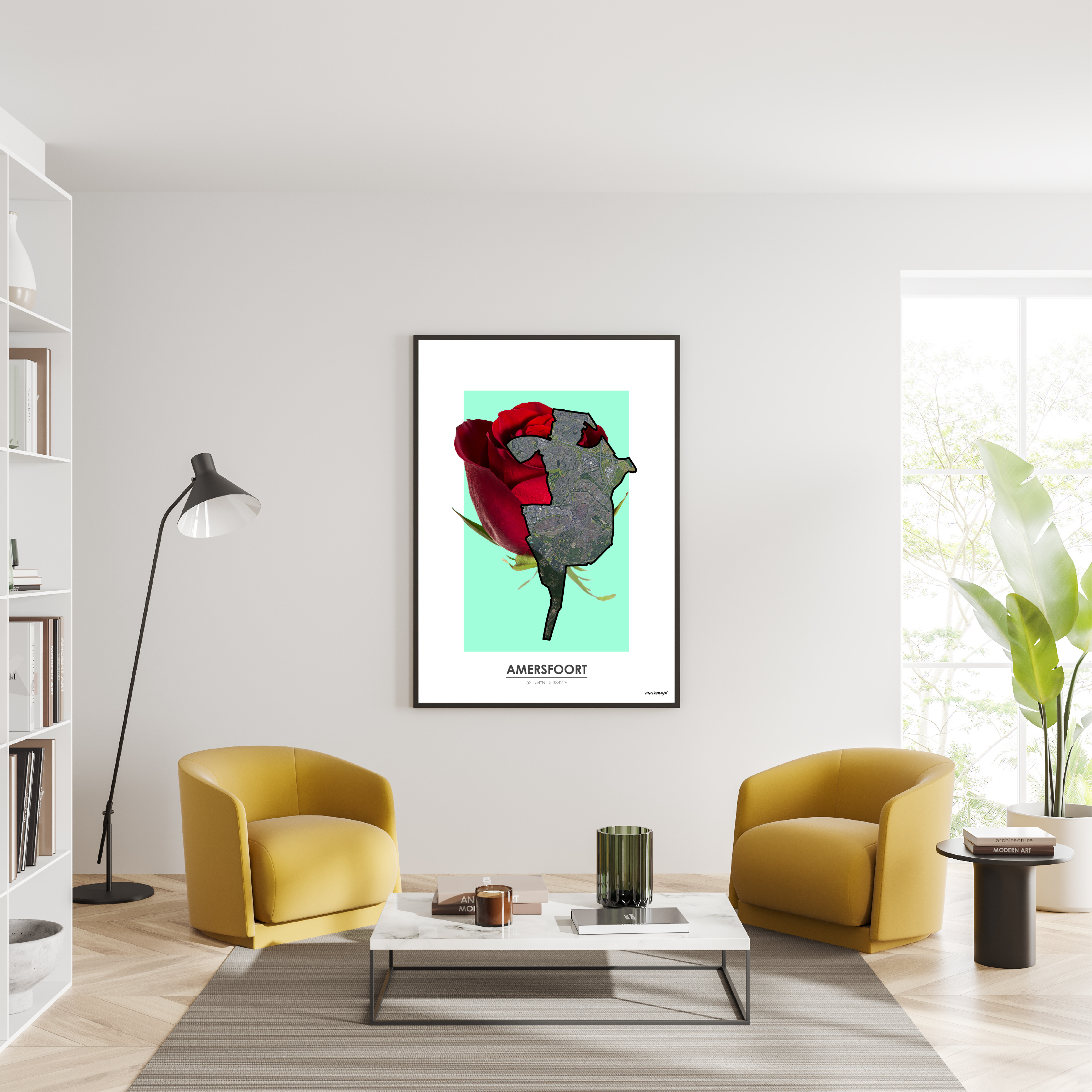 MuzeMap | Poster Amersfoort MuzeMap | Poster Amersfoort - Afbeelding 2