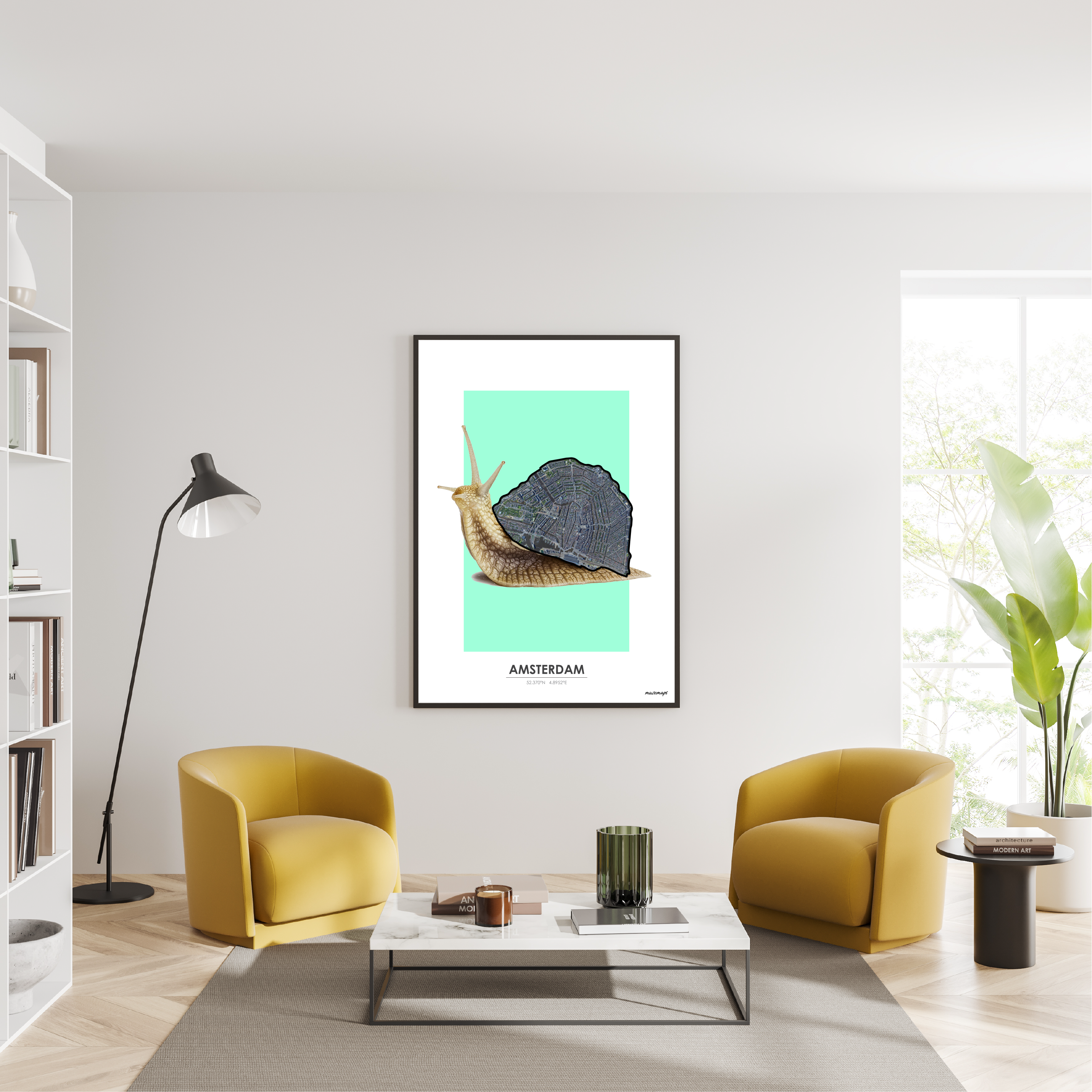 MuzeMap | Poster Amsterdam MuzeMap | Poster Amsterdam - Afbeelding 2