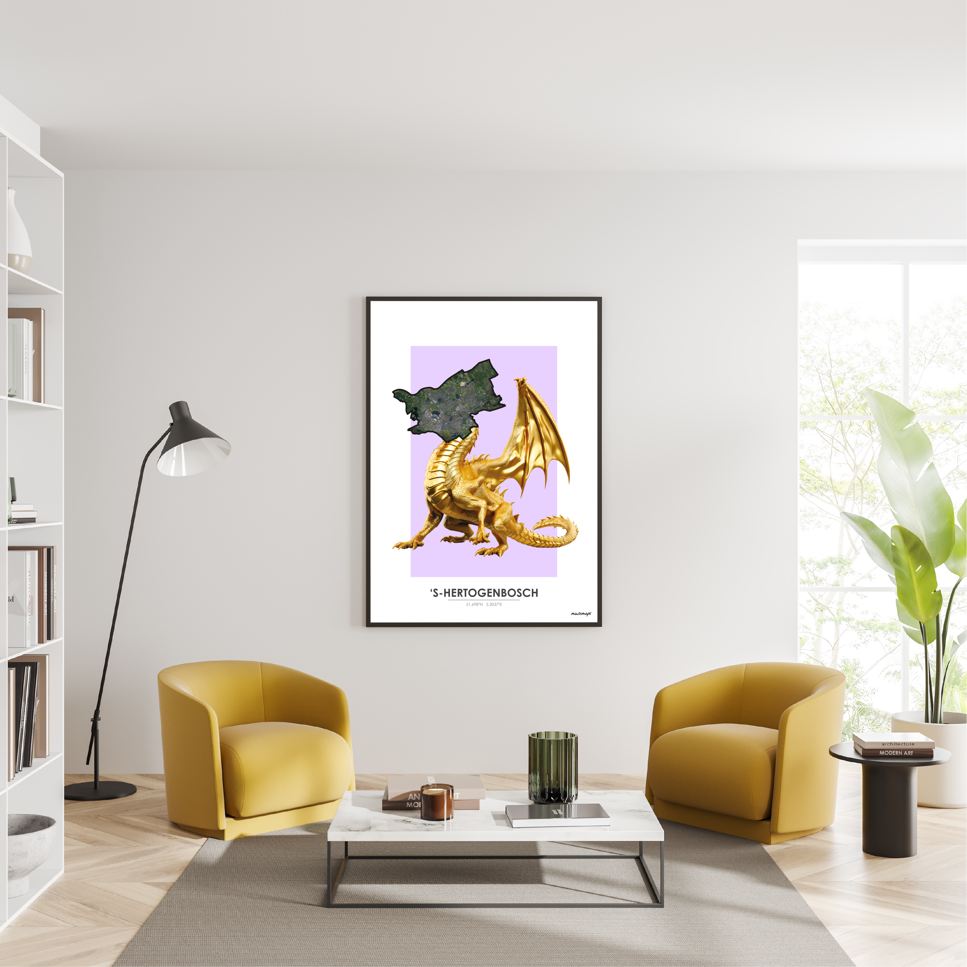 MuzeMap | Poster Den Bosch MuzeMap | Poster Den Bosch - Afbeelding 2