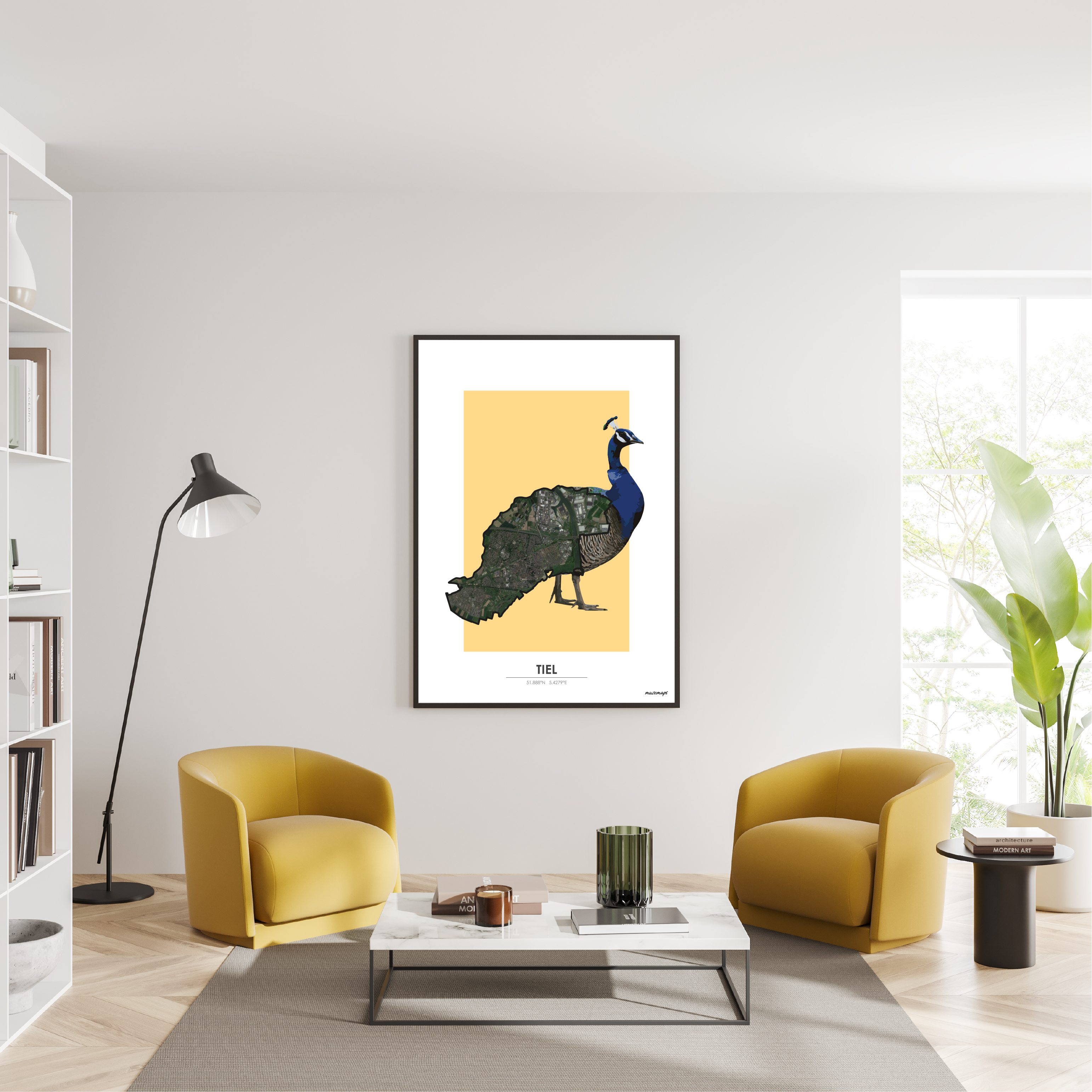 MuzeMap Poster Tiel 2.0 MuzeMap Poster Tiel 2.0 - Afbeelding 2