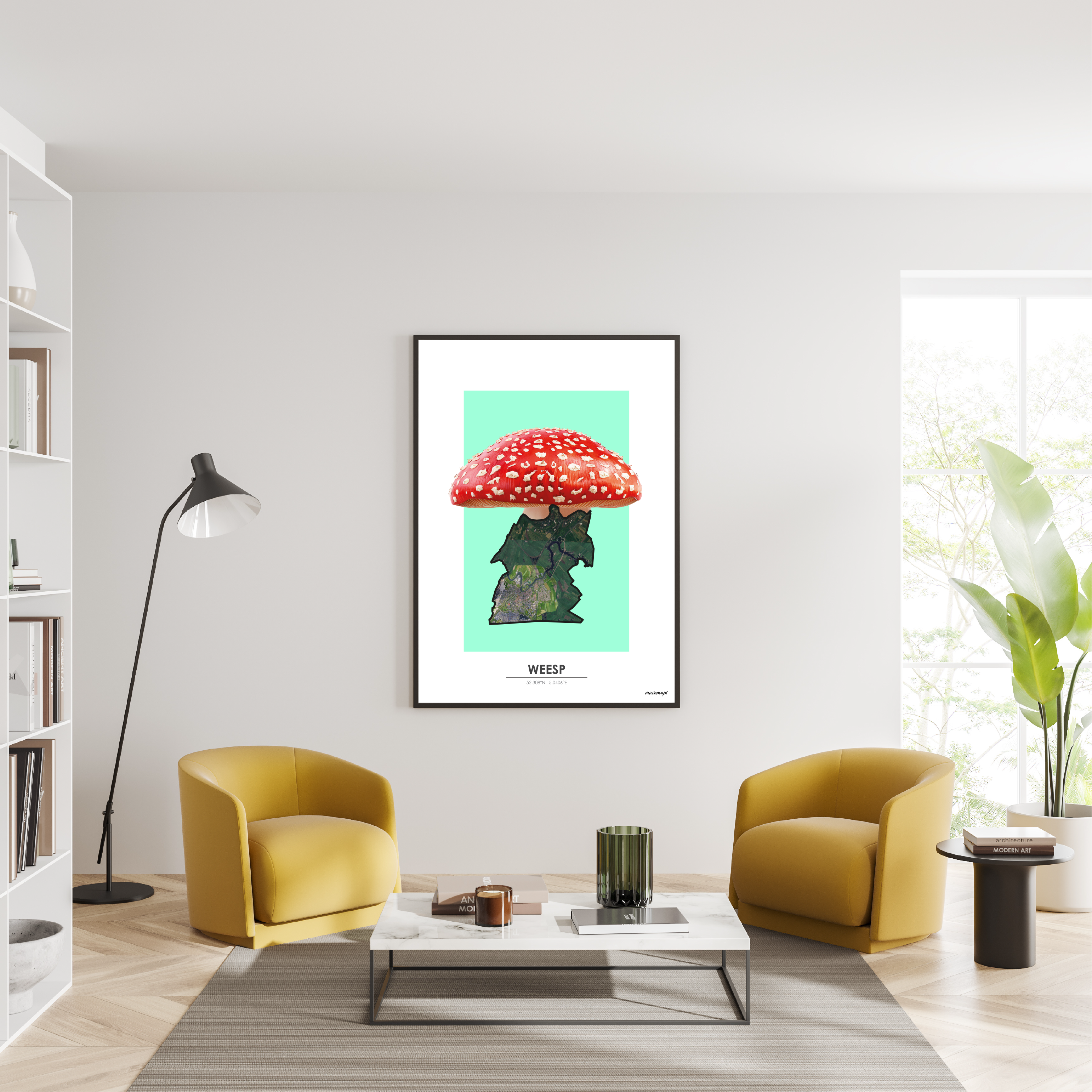 MuzeMap | Poster Weesp MuzeMap | Poster Weesp - Afbeelding 2