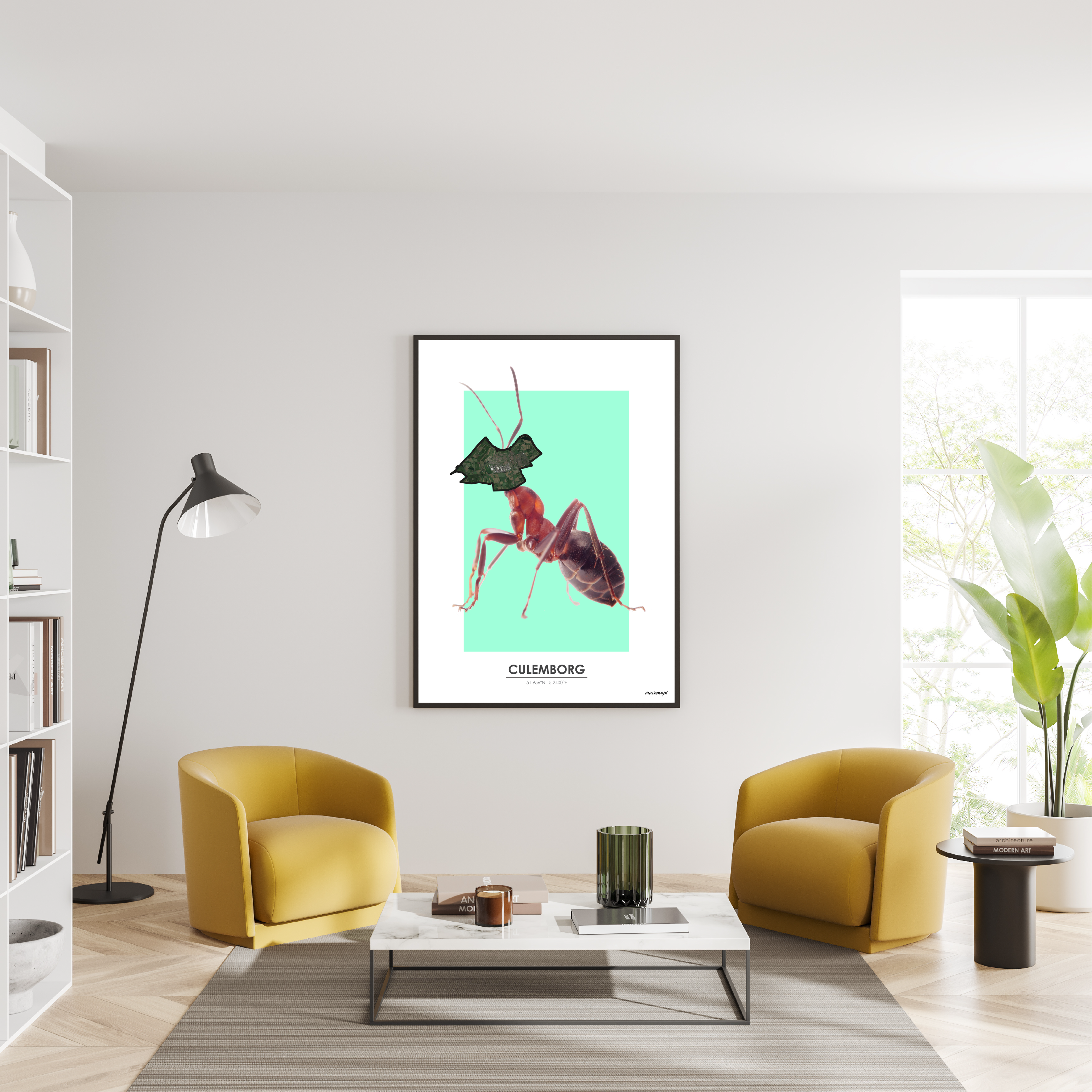 MuzeMap | Poster Culemborg MuzeMap | Poster Culemborg - Afbeelding 2