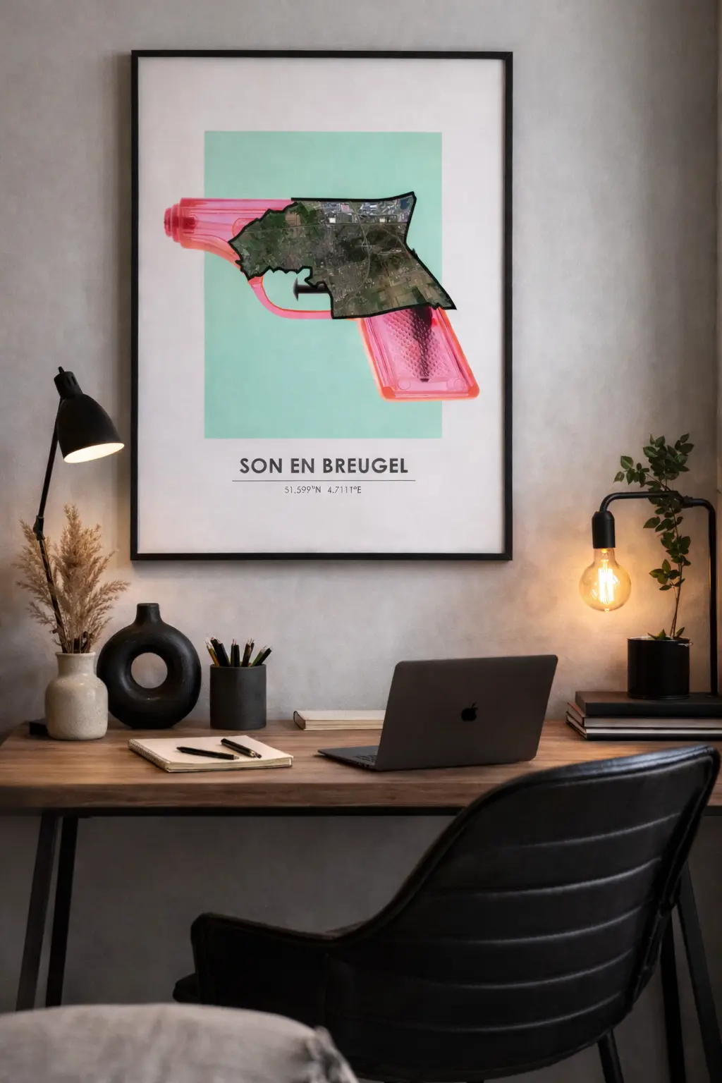MuzeMap Son en Breugel boven een werkplek