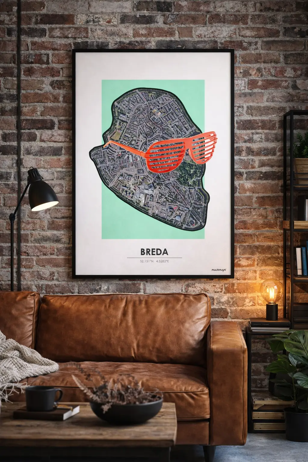 MuzeMap Breda in een woonkamer